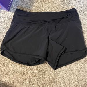 Lululemon black athletic shorts